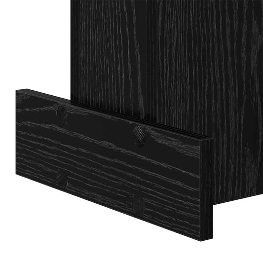 Avlastningsbord Svart Eik 35,5 x 35 x 40 cm Konstruert tre