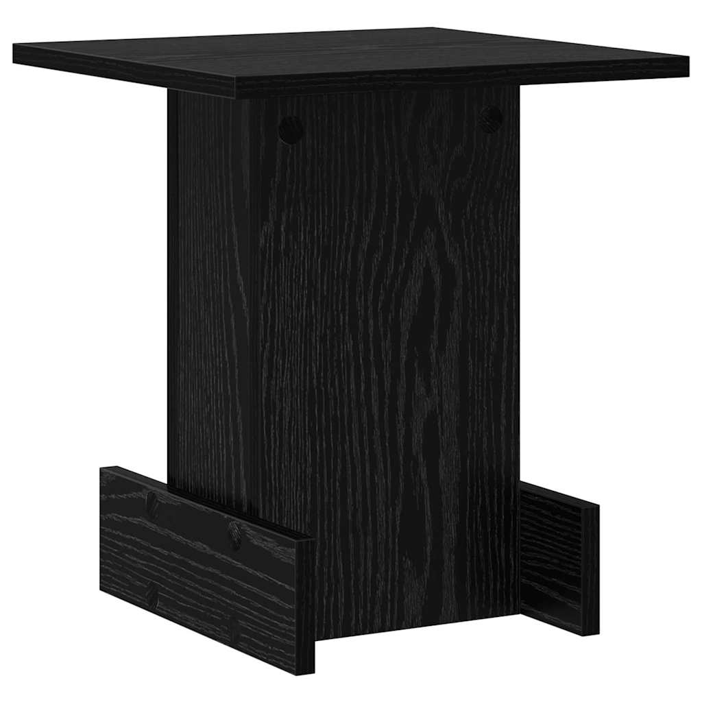 Avlastningsbord Svart Eik 35,5 x 35 x 40 cm Konstruert tre