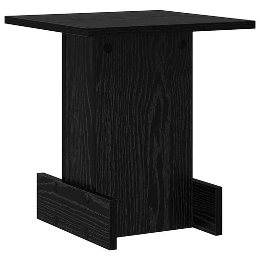 Avlastningsbord Svart Eik 35,5 x 35 x 40 cm Konstruert tre