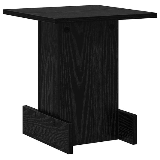 Avlastningsbord Svart Eik 35,5 x 35 x 40 cm Konstruert tre