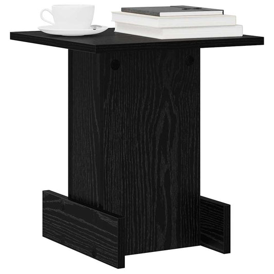 Avlastningsbord Svart Eik 35,5 x 35 x 40 cm Konstruert tre