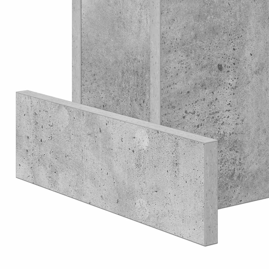 Avlastningsbord Betonggrå 35,5 x 35 x 40 cm Konstruert tre