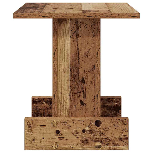 Avlastningsbord Gammelt tre 35,5 x 35 x 40 cm Konstruert tre