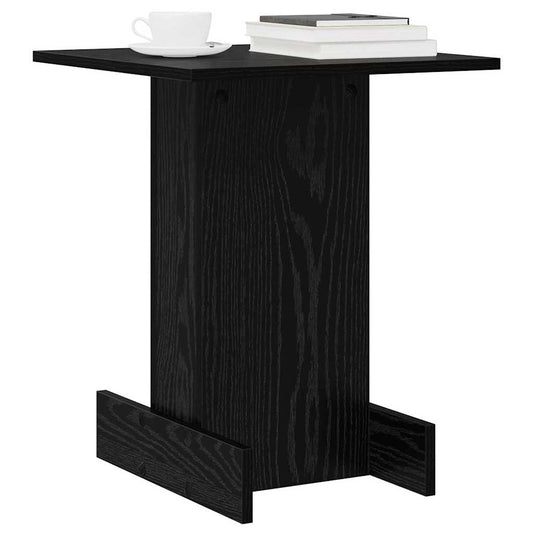 Avlastningsbord Svart Eik 44,5 x 45 x 55 cm Konstruert tre