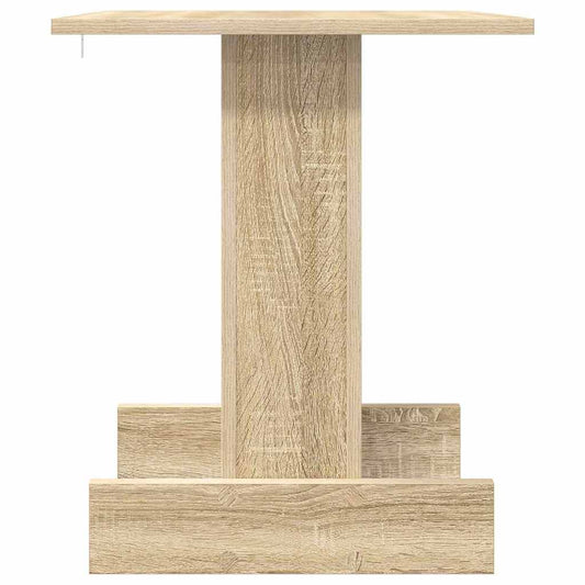 Avlastningsbord Sonoma eik 44,5 x 45 x 55 cm Konstruert tre