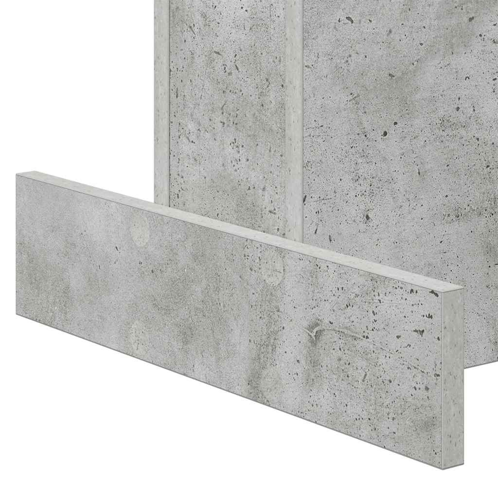 Avlastningsbord Betonggrå 44,5 x 45 x 55 cm Konstruert tre