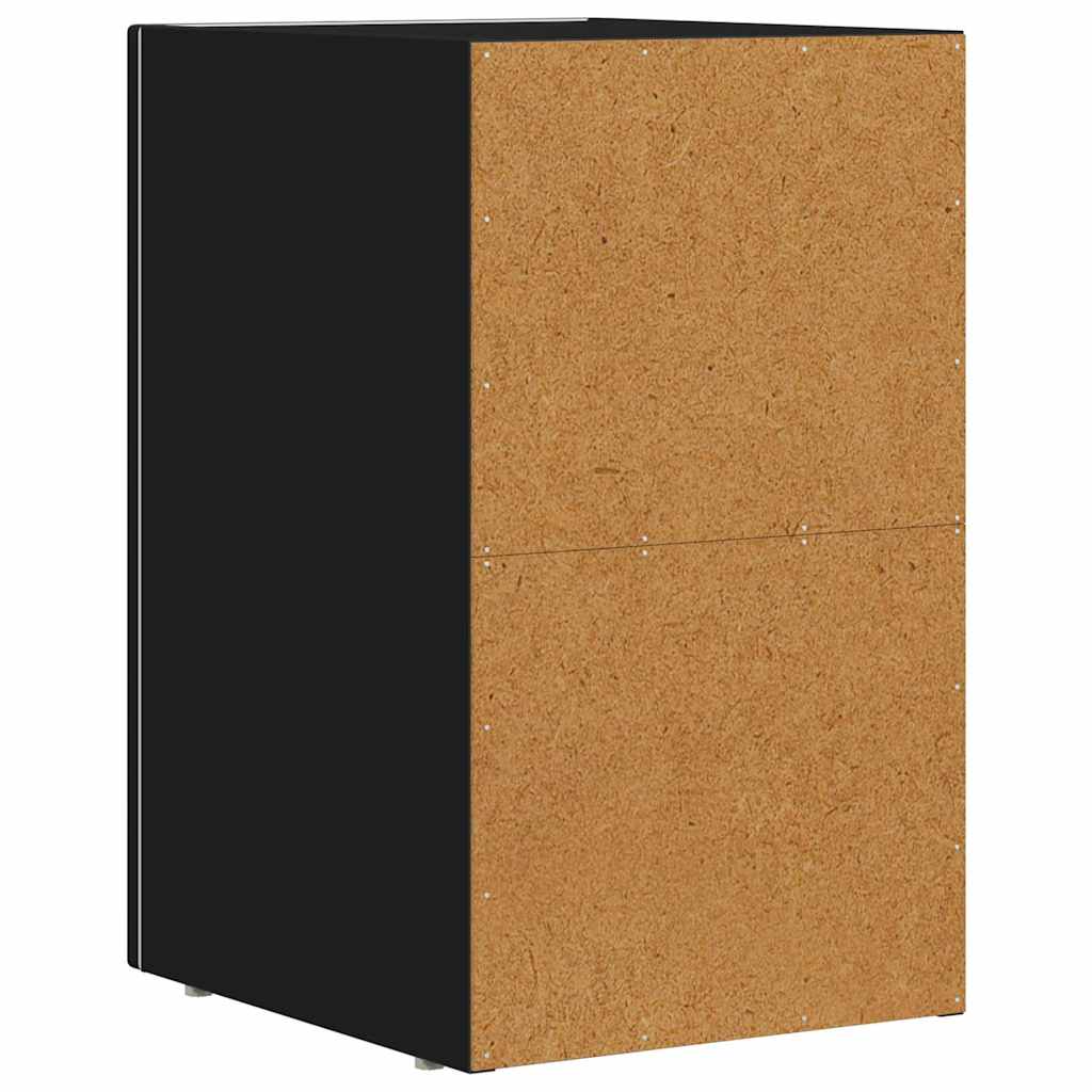 Nattbord ELST 2 stk. Svart 29,5 x 33,5 x 50 cm Konstruert tre