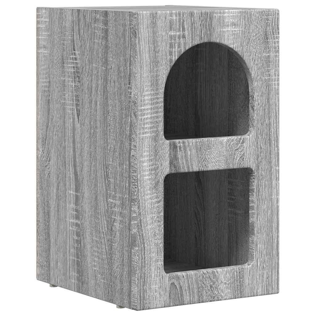 Nattbord ELST Grå Sonoma 29,5 x 33,5 x 50 cm Konstruert tre