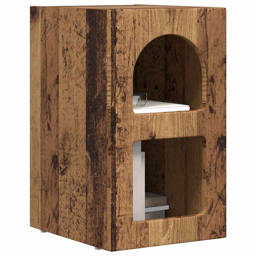 Nattbord ELST 2 stk. Gammelt tre 29,5 x 33,5 x 50 cm