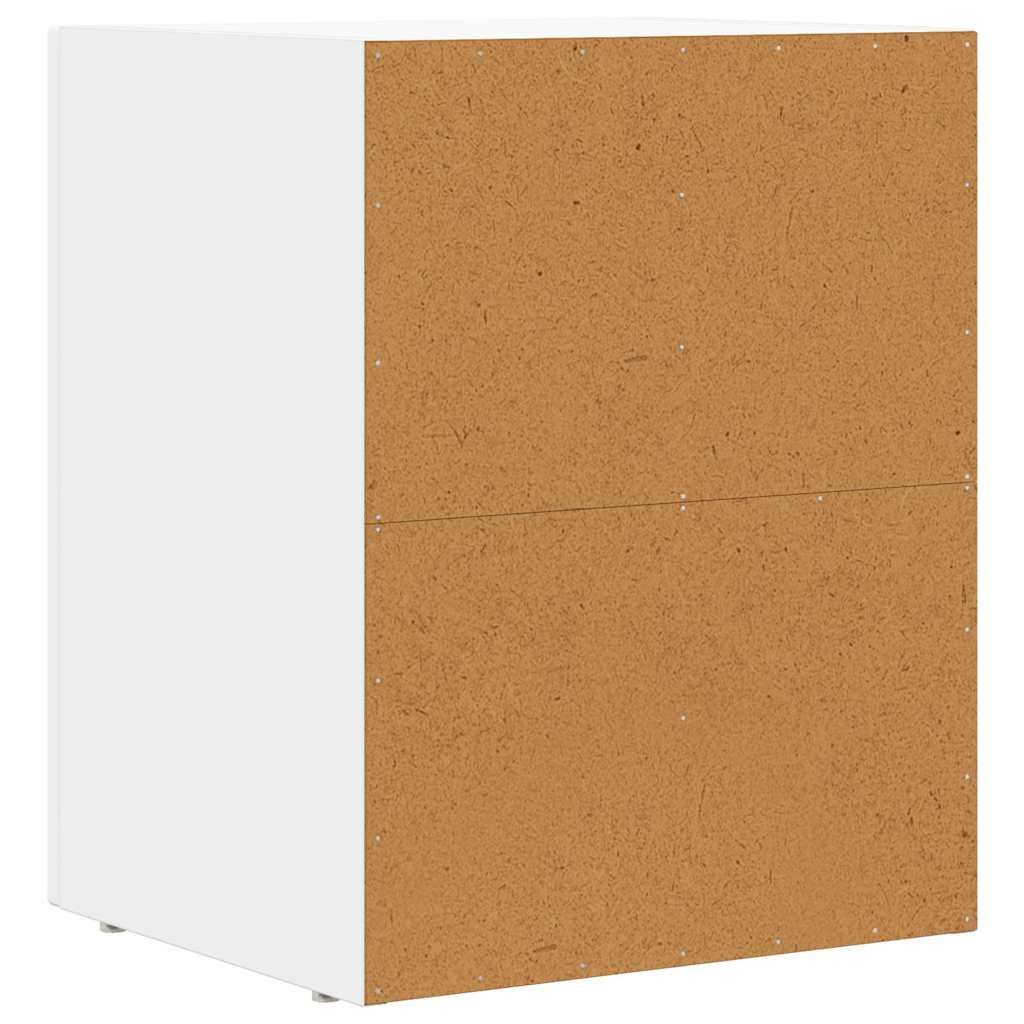 Nattbord ELST 2 stk. Hvit 40 x 35 x 50 cm Konstruert tre