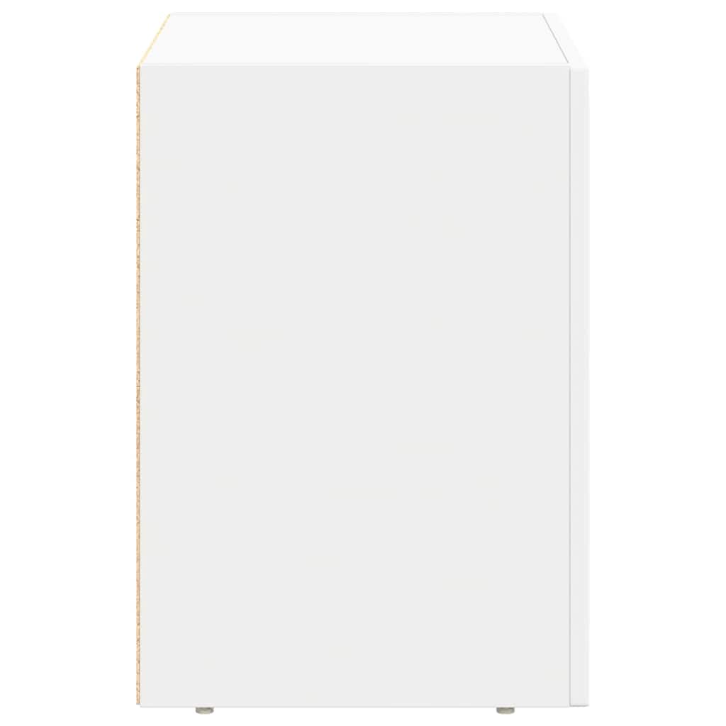 Nattbord ELST 2 stk. Hvit 40 x 35 x 50 cm Konstruert tre