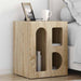 Nattbord ELST Sonoma eik 40 x 35 x 50 cm Konstruert tre