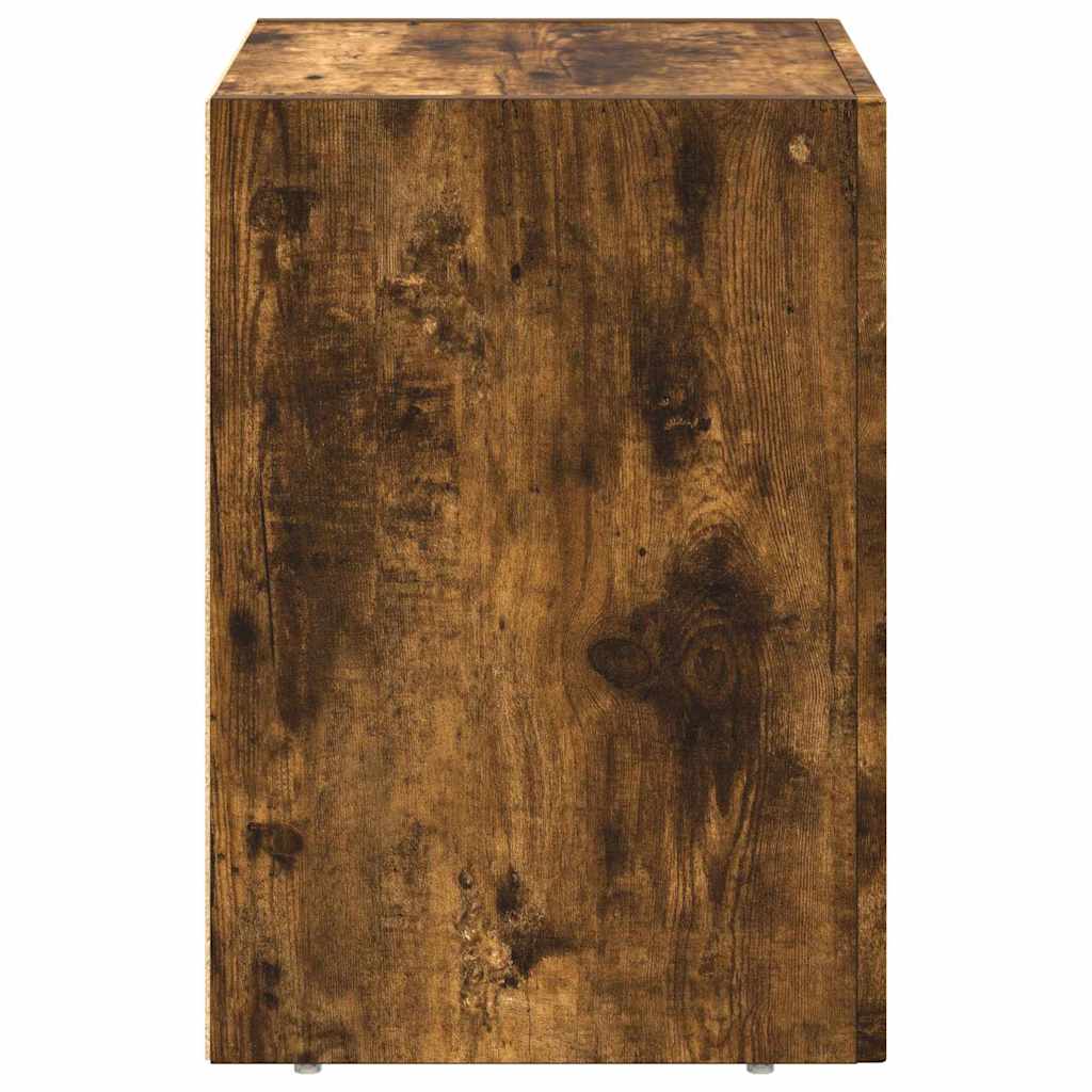 Nattbord ELST 2 stk. Røkt eik 40 x 35 x 50 cm Konstruert tre