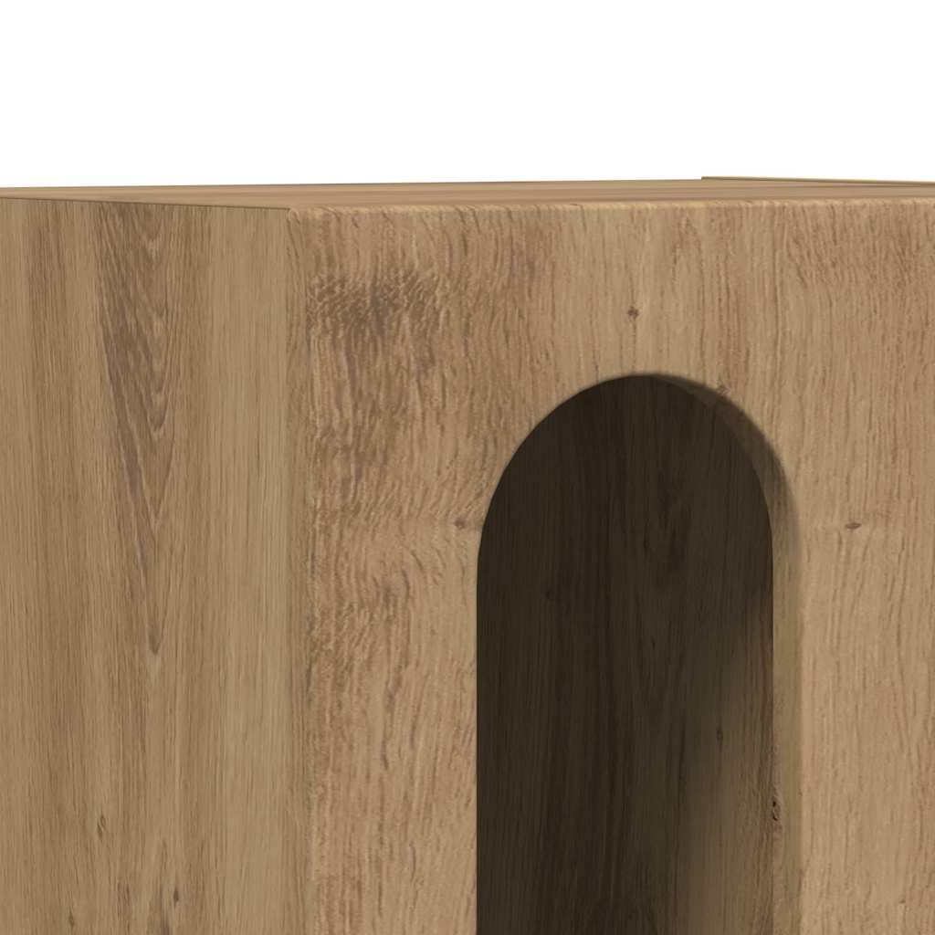 Nattbord ELST 2 stk. Artisan Eik 40 x 35 x 50 cm Konstruert tre