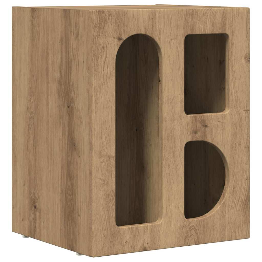 Nattbord ELST 2 stk. Artisan Eik 40 x 35 x 50 cm Konstruert tre