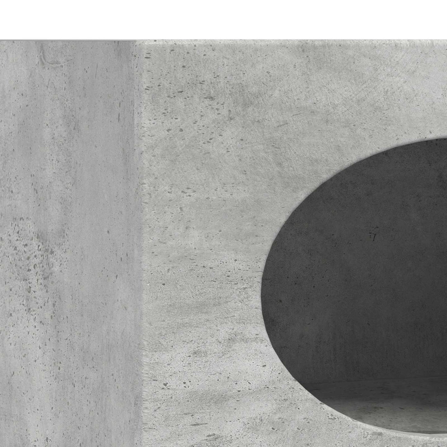 Serviesskap ELST Betonggrå 40 x 35 x 100,5 cm Konstruert tre