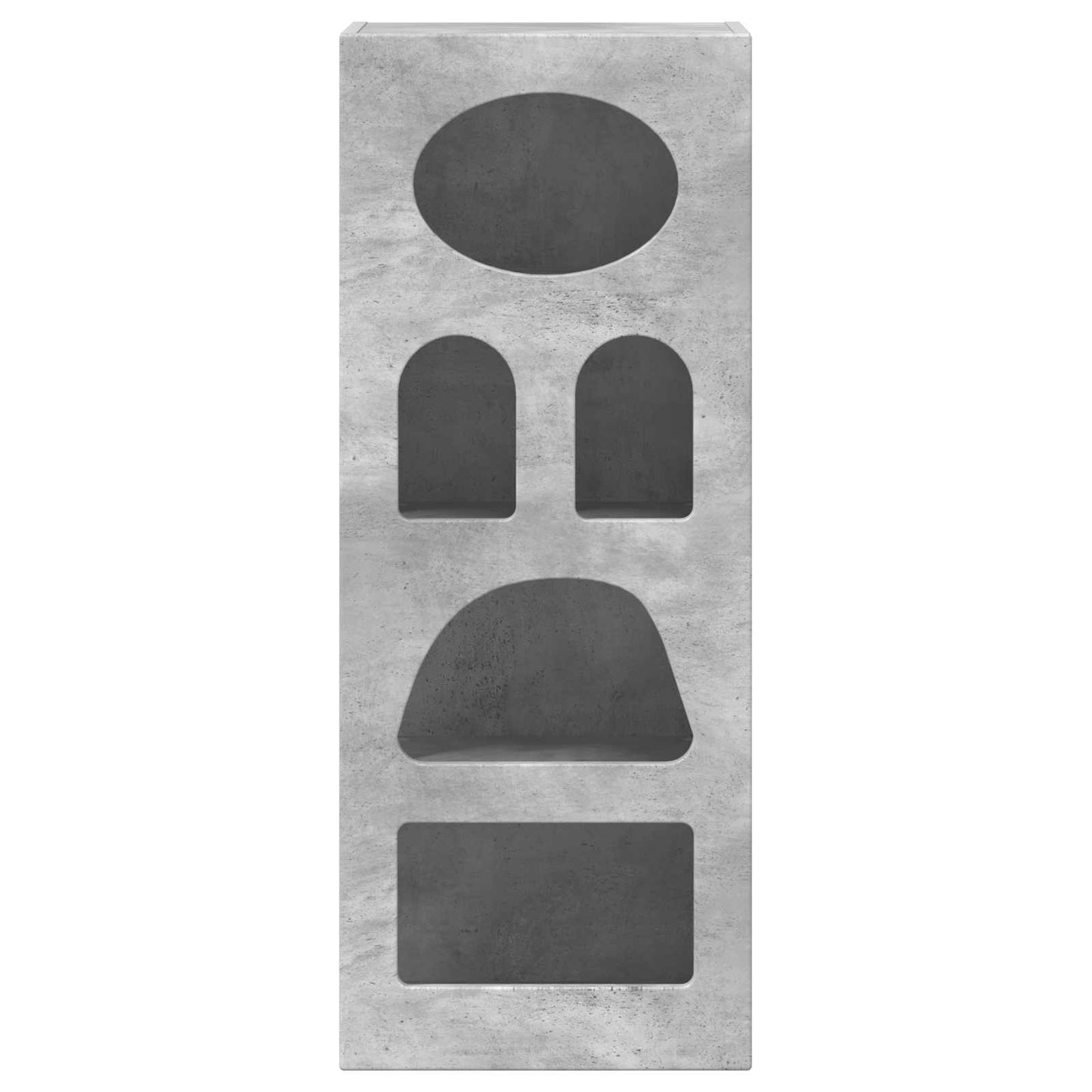 Serviesskap ELST Betonggrå 40 x 35 x 100,5 cm Konstruert tre