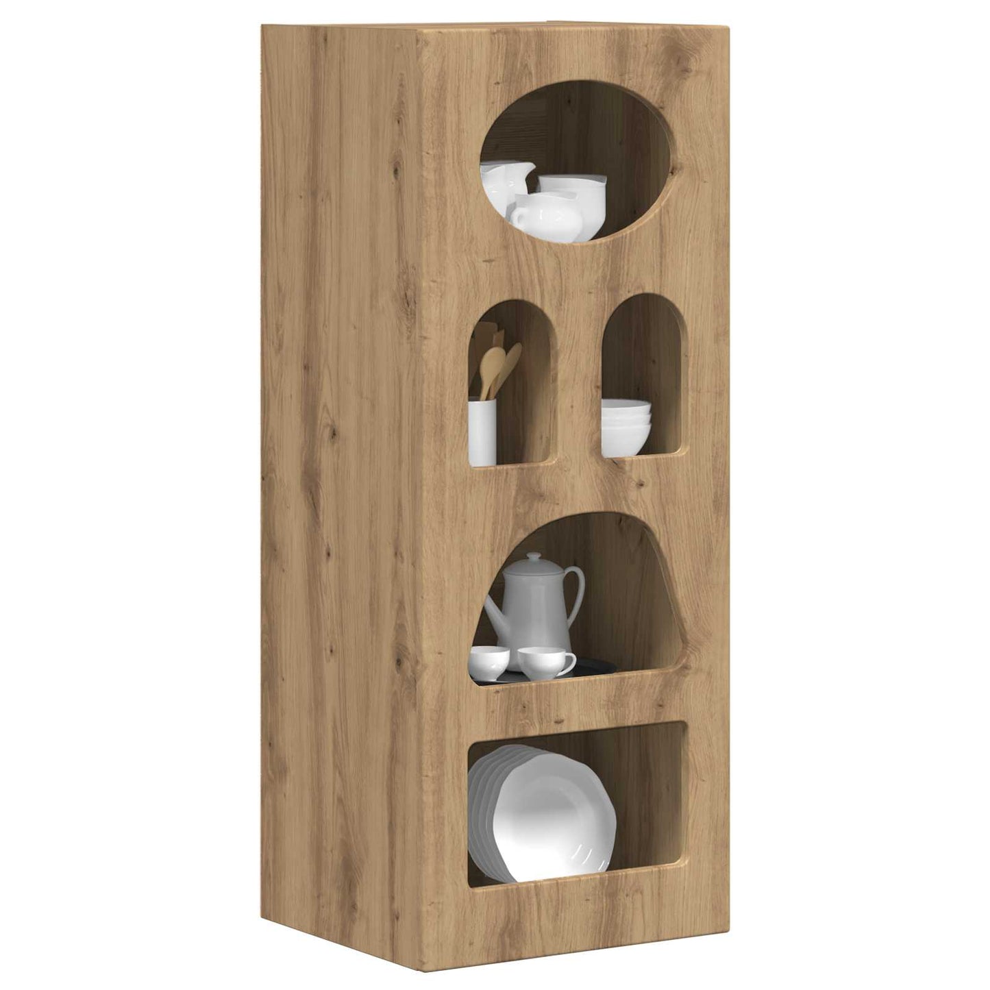 Serviesskap ELST Artisan Eik 40 x 35 x 100,5 cm Konstruert tre