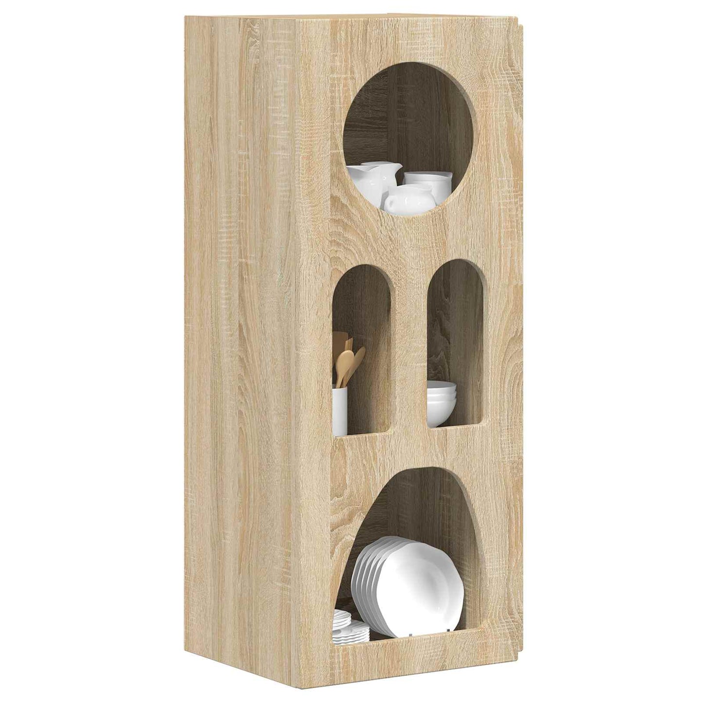 Serviesskap ELST Sonoma eik 40 x 35 x 100.5 cm Konstruert tre