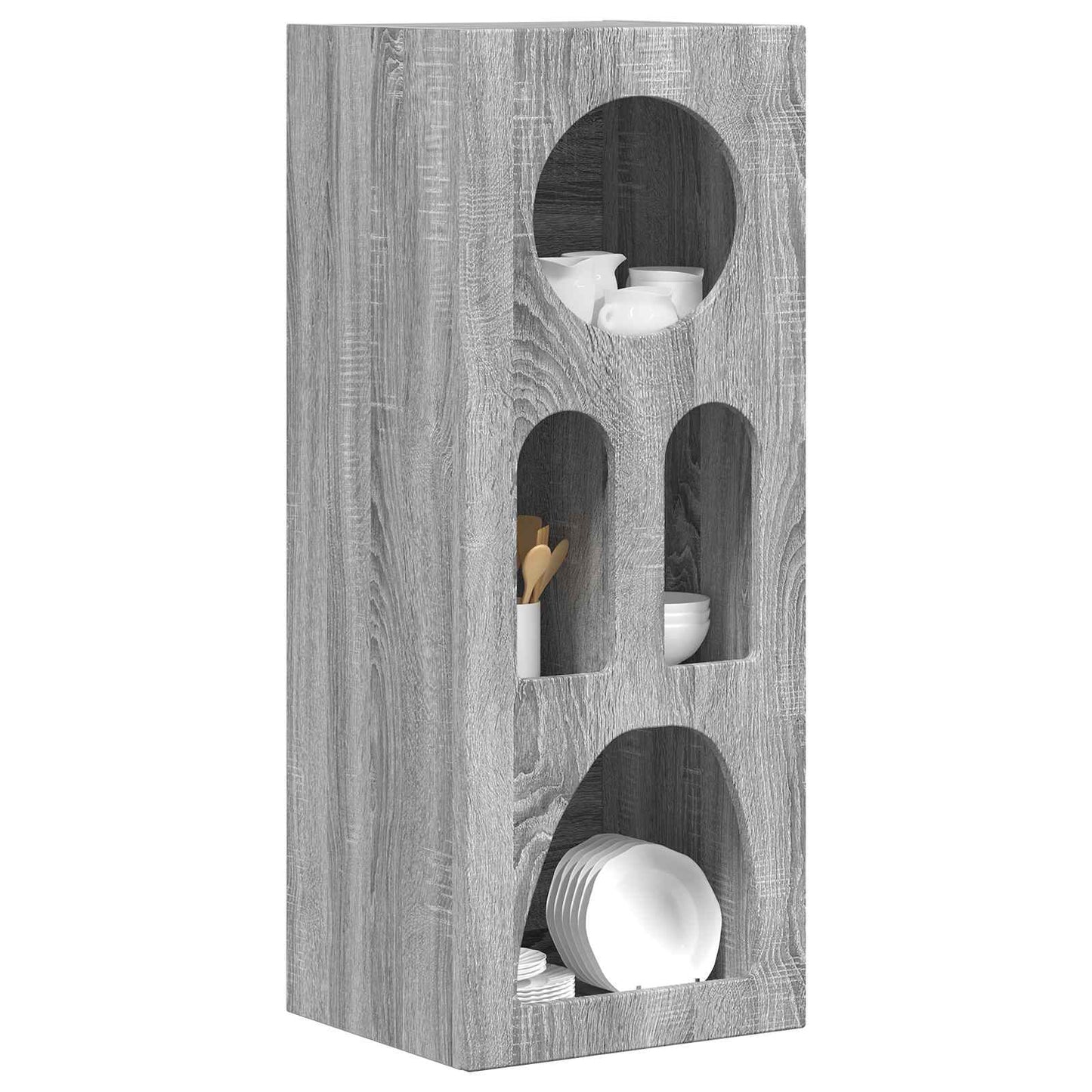 Serviesskap ELST Grå Sonoma 40 x 35 x 100.5 cm Konstruert tre