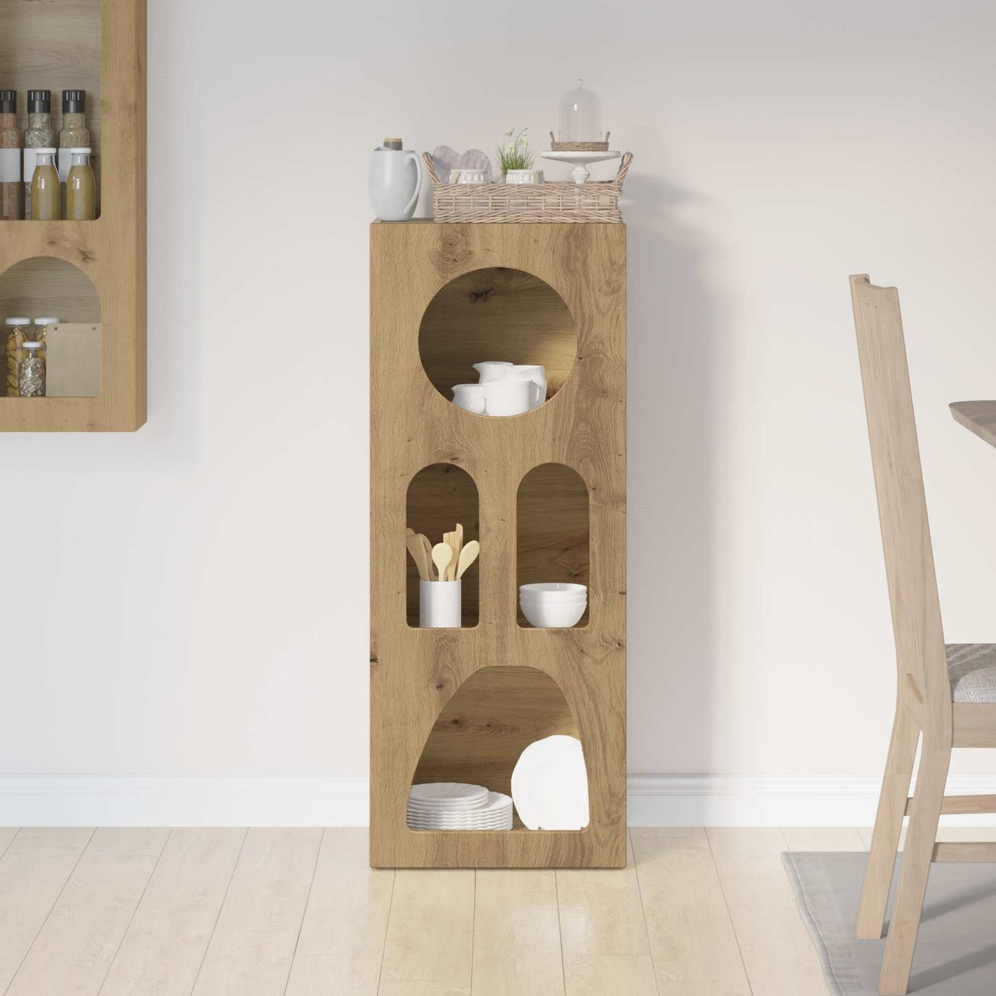 Serviesskap ELST Artisan Eik 40 x 35 x 100.5 cm Konstruert tre