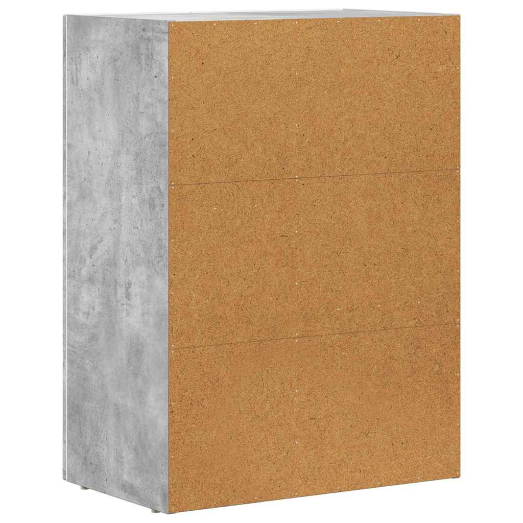Serviesskap ELST Betonggrå 59 x 35 x 80.5 cm Konstruert tre