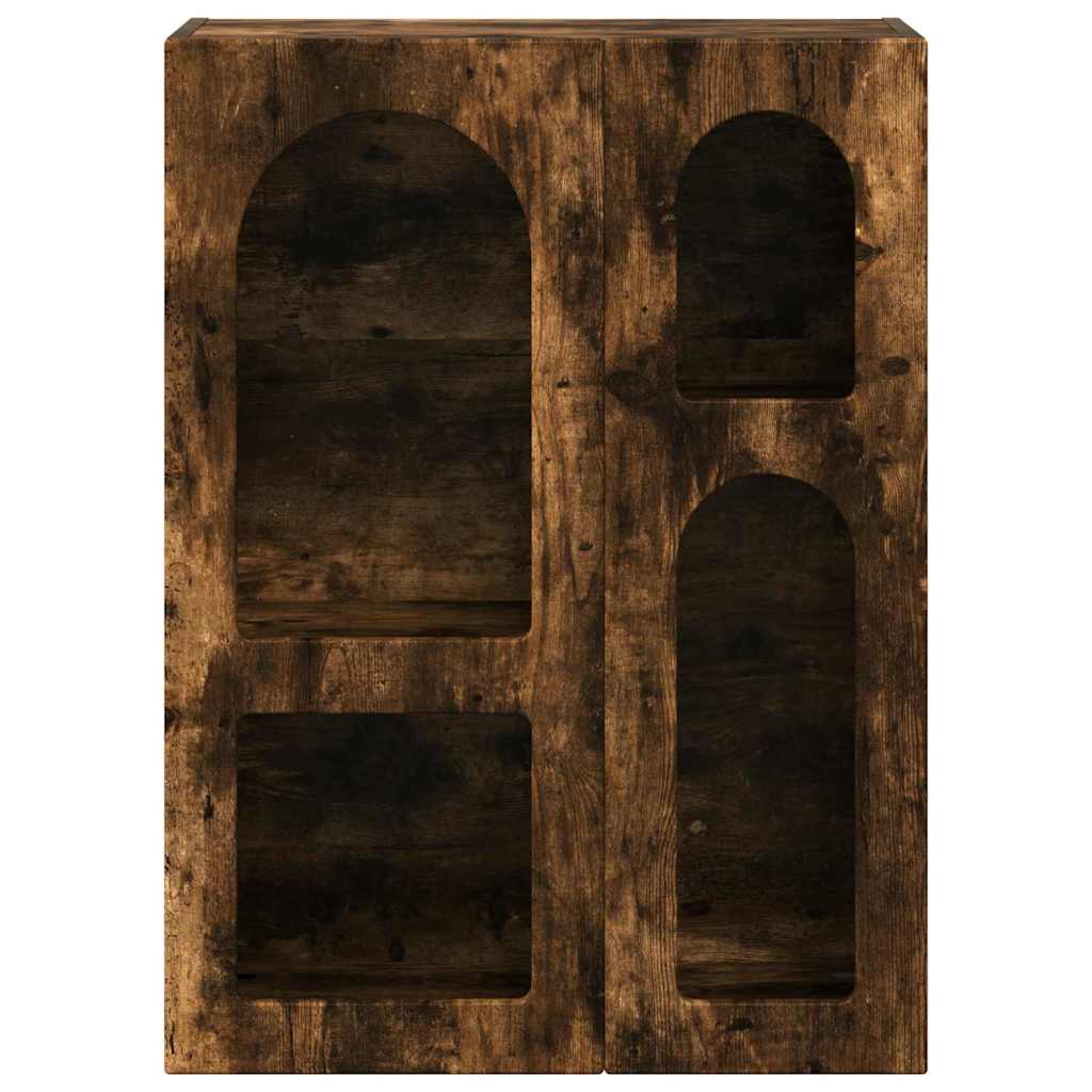 Serviesskap ELST Røkt eik 59 x 35 x 80.5 cm Konstruert tre