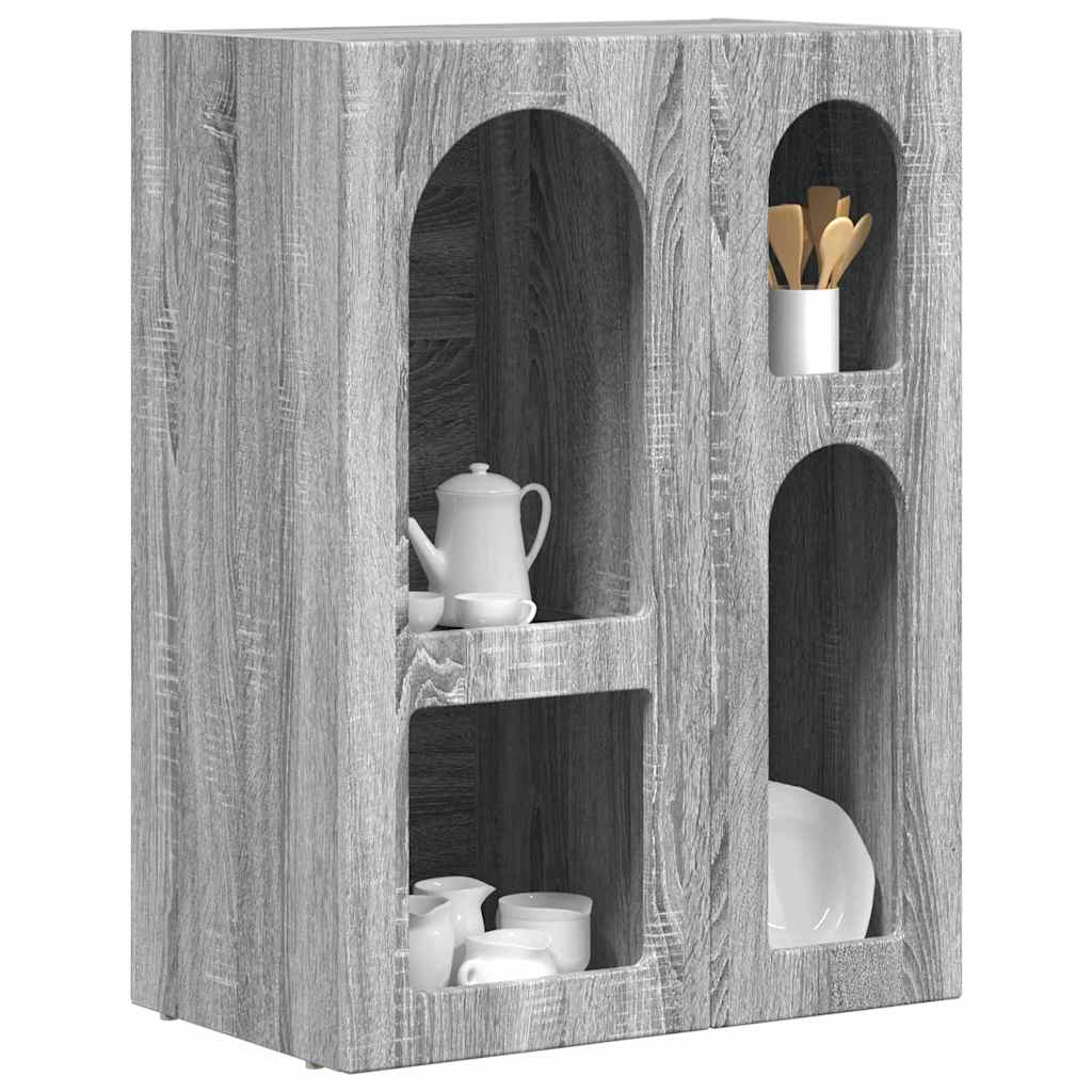 Serviesskap ELST Grå Sonoma 59 x 35 x 80.5 cm Konstruert tre