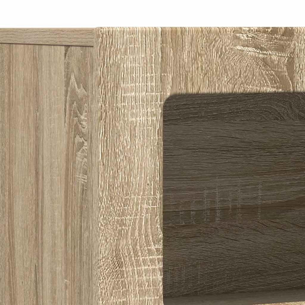 Serviesskap ELST Sonoma eik 80,5 x 35 x 59 cm Konstruert tre