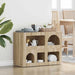Serviesskap ELST Sonoma eik 80,5 x 35 x 59 cm Konstruert tre