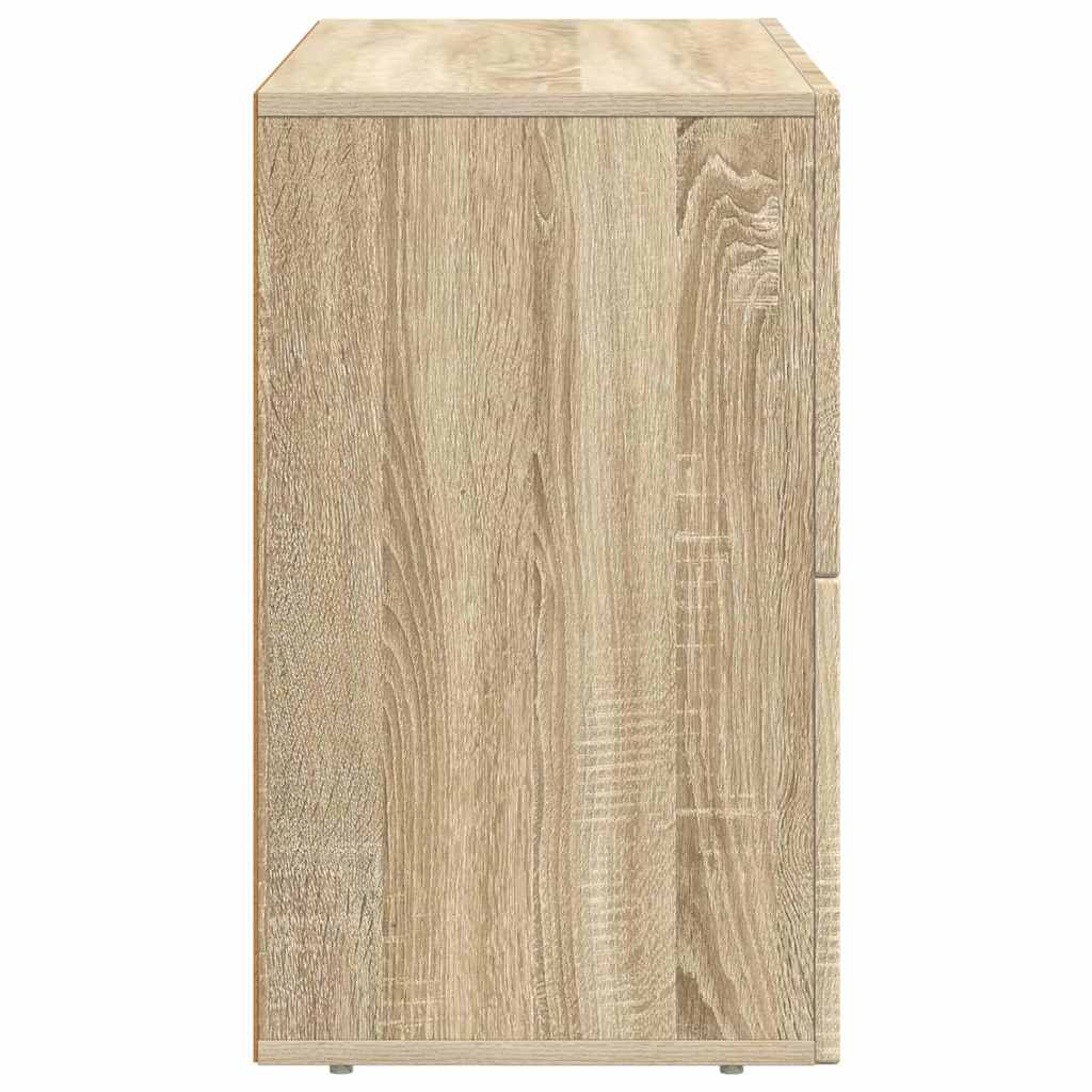 Serviesskap ELST Sonoma eik 80,5 x 35 x 59 cm Konstruert tre