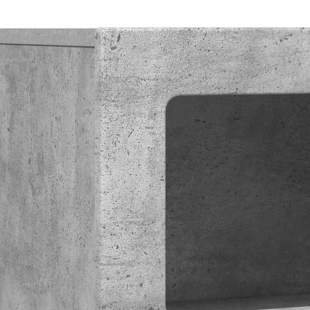 Serviesskap ELST Betonggrå 80,5 x 35 x 59 cm Konstruert tre