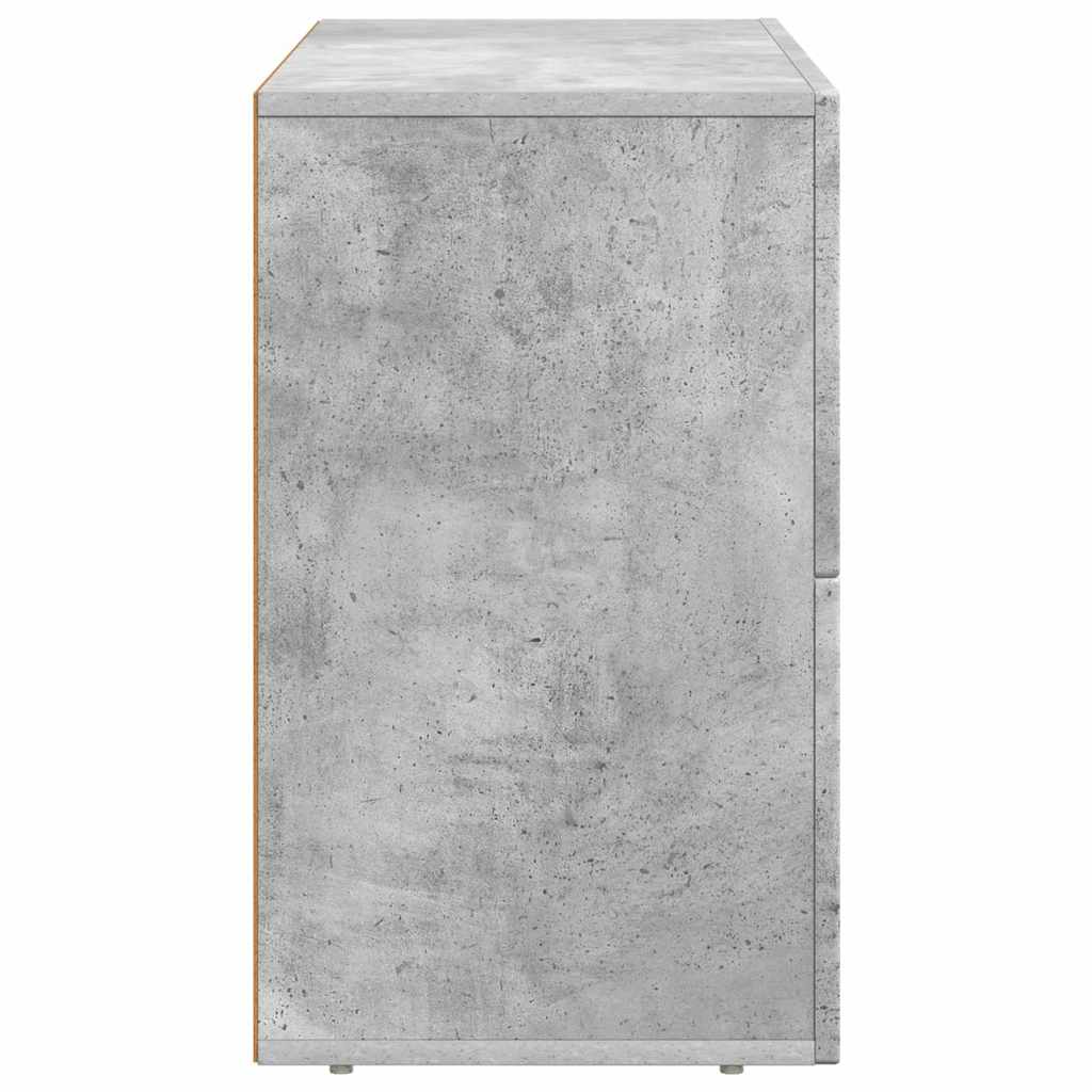 Serviesskap ELST Betonggrå 80,5 x 35 x 59 cm Konstruert tre