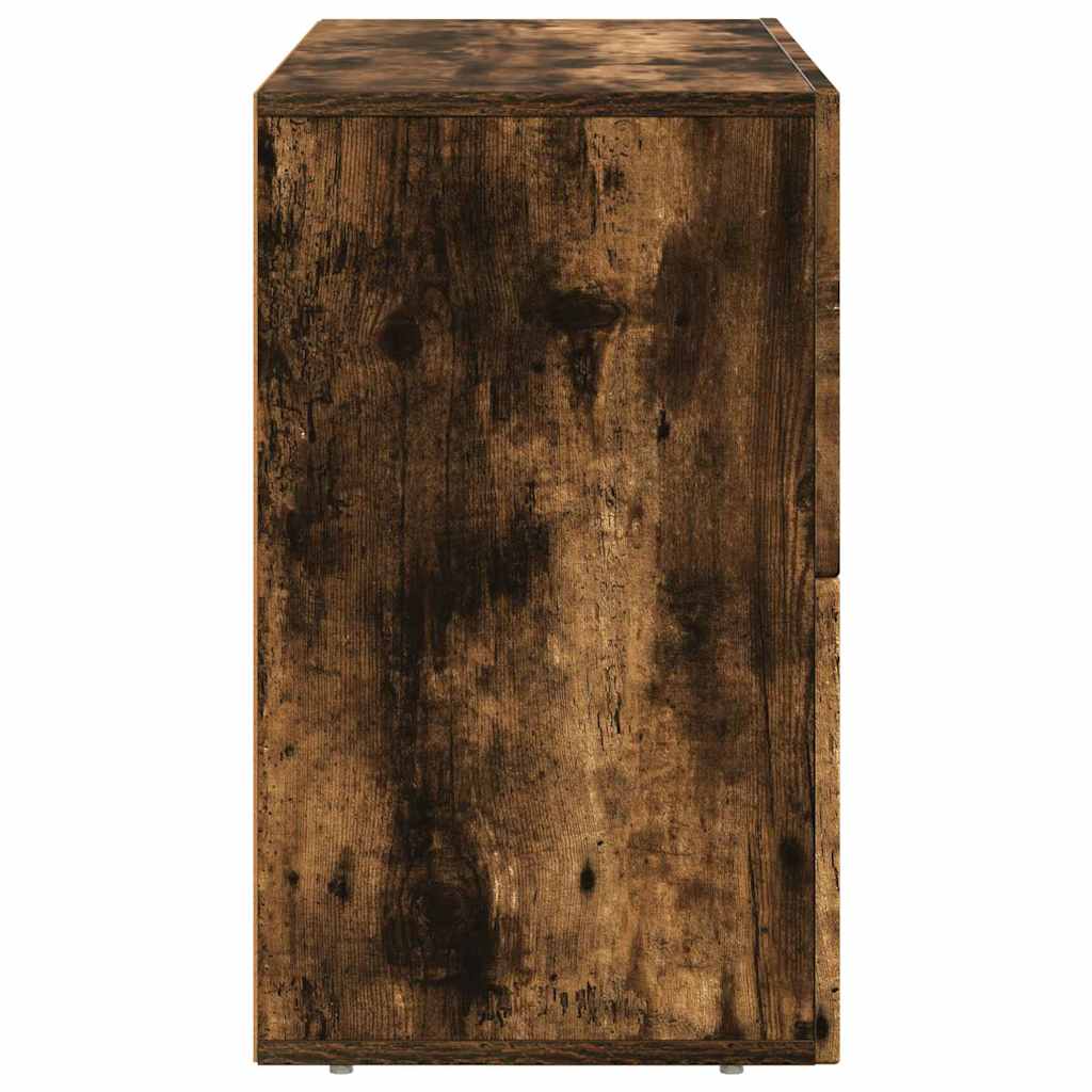 Serviesskap ELST Røkt eik 80,5 x 35 x 59 cm Konstruert tre