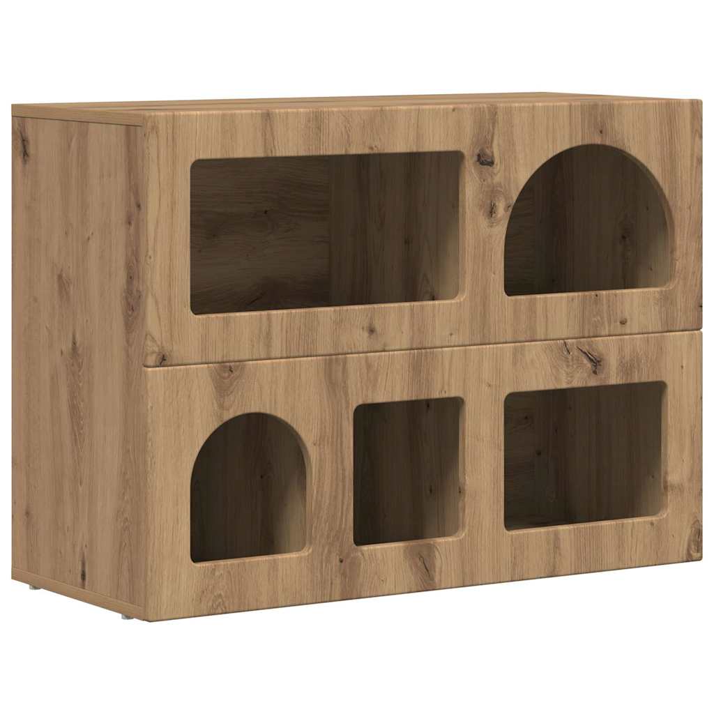 Serviesskap ELST Artisan Eik 80,5 x 35 x 59 cm Konstruert tre