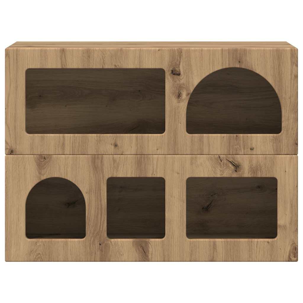 Serviesskap ELST Artisan Eik 80,5 x 35 x 59 cm Konstruert tre