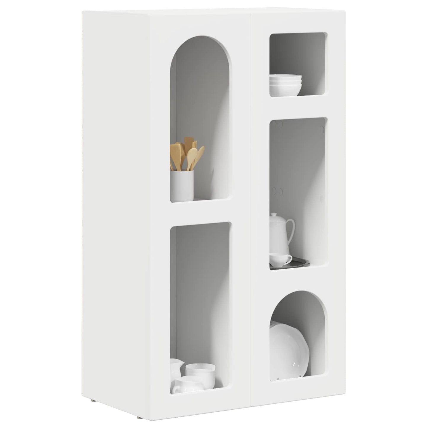 Serviesskap ELST Hvit 59 x 35 x 100,5 cm Konstruert tre
