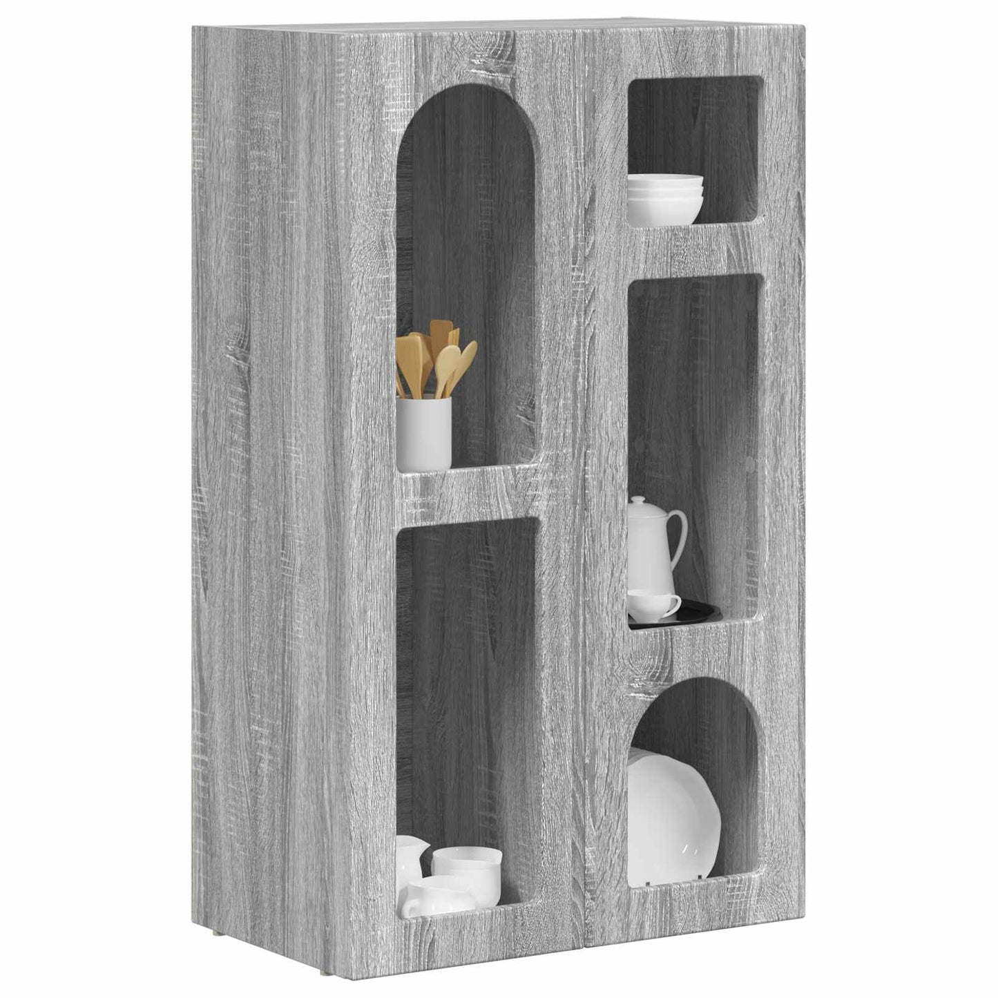 Serviesskap ELST Grå Sonoma 59 x 35 x 100,5 cm Konstruert tre