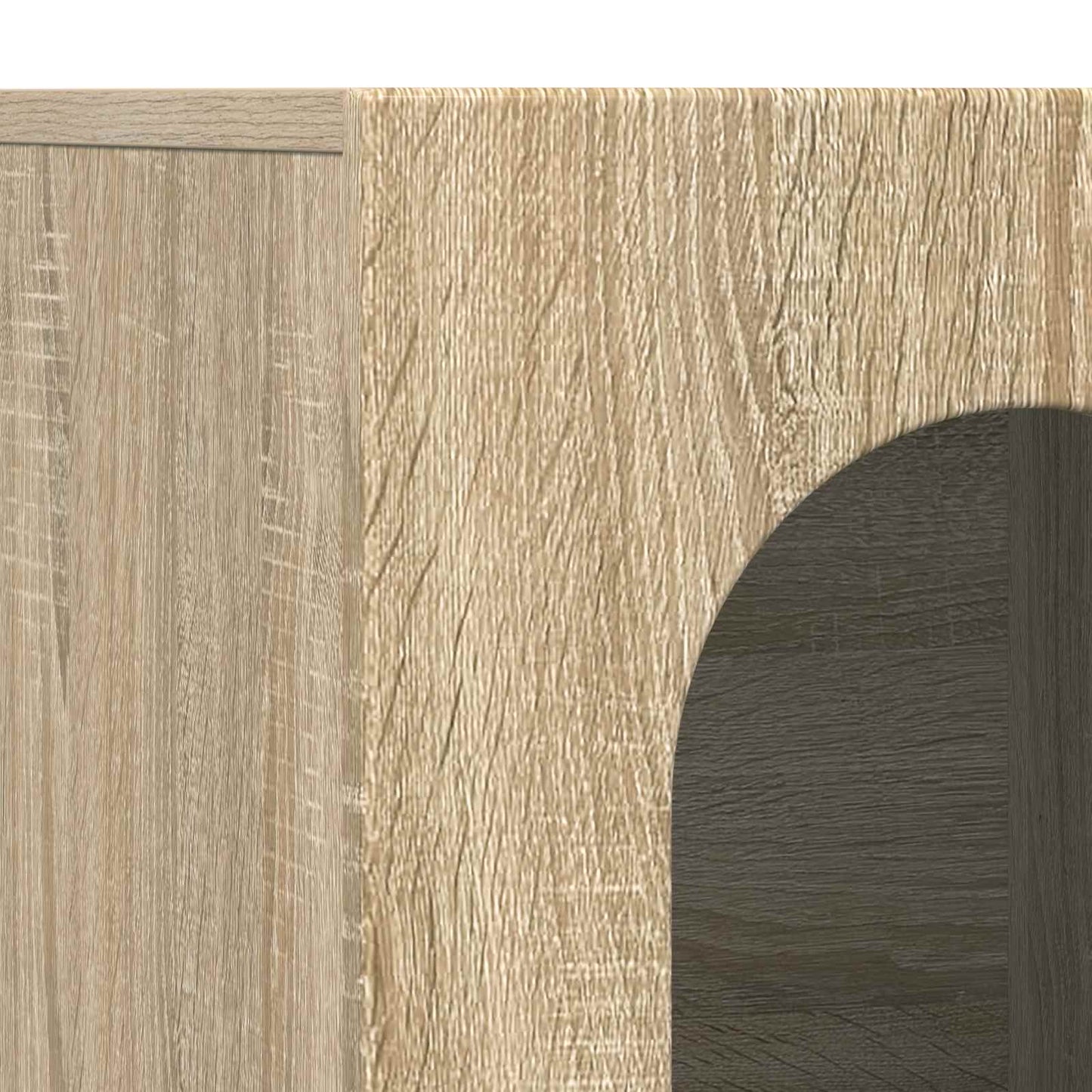 Serviesskap ELST Sonoma eik 100 x 35 x 59 cm Konstruert tre