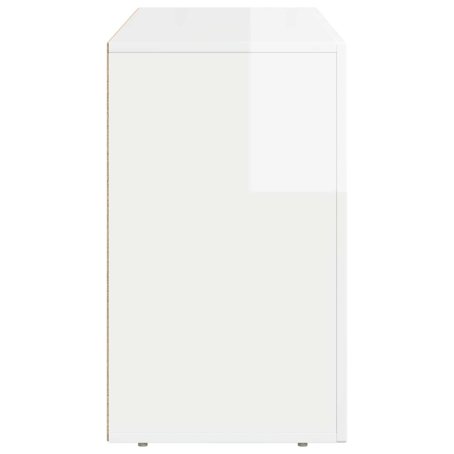 Serviesskap ELST Høyglanset hvit 100 x 35 x 59 cm