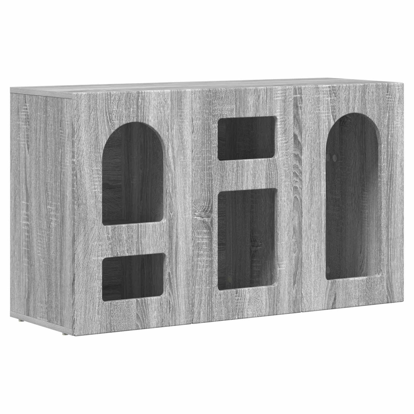 Serviesskap ELST Grå Sonoma 100 x 35 x 59 cm Konstruert tre