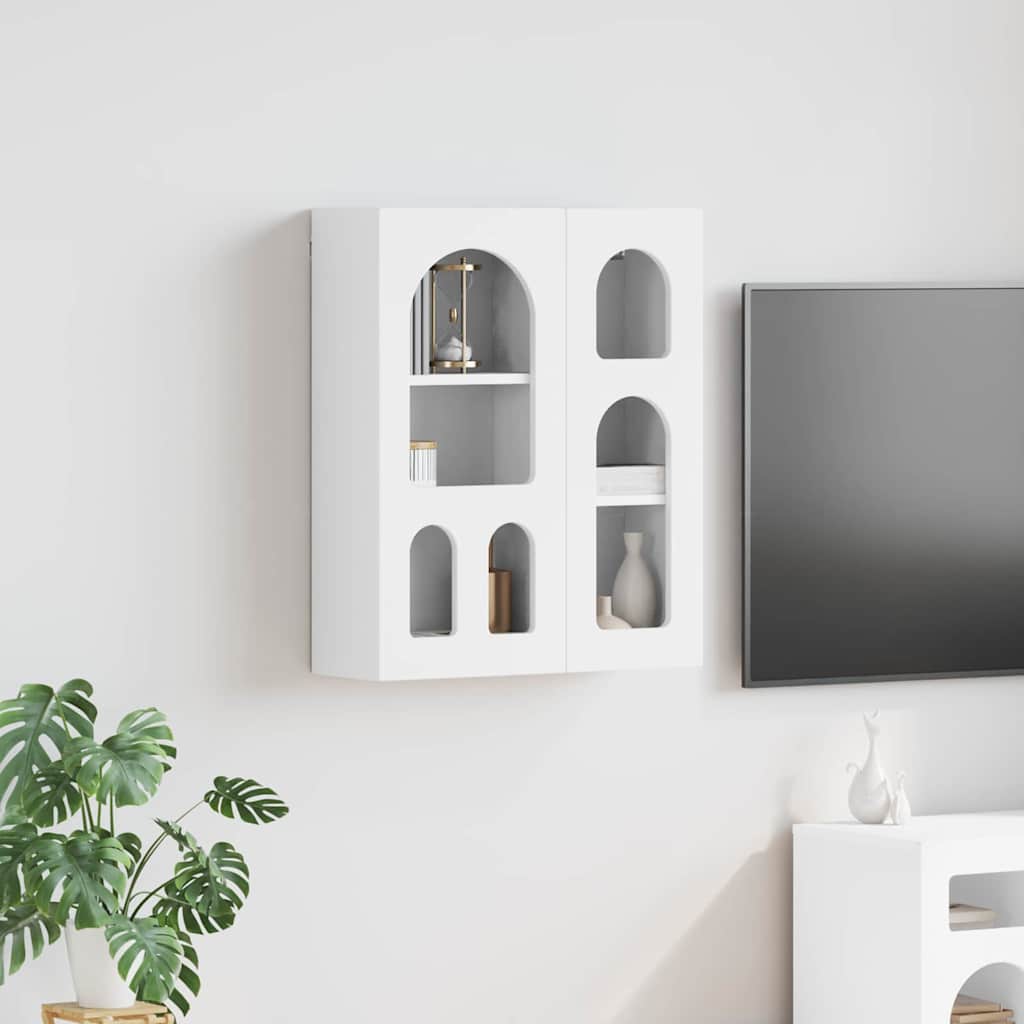 Hengende skap ELST Hvit 59 x 20 x 71,5 cm Konstruert tre