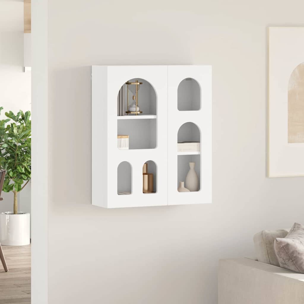 Hengende skap ELST Hvit 59 x 20 x 71,5 cm Konstruert tre