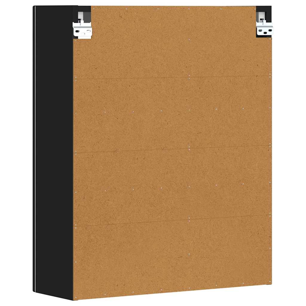 Hengende skap ELST Svart 59 x 20 x 71,5 cm Konstruert tre