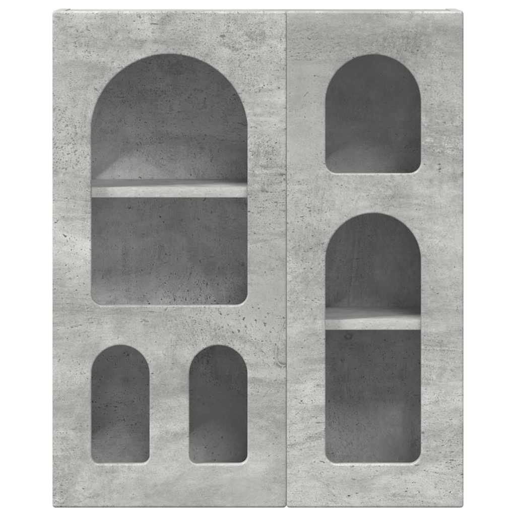 Hengende skap ELST Betonggrå 59 x 20 x 71,5 cm Konstruert tre