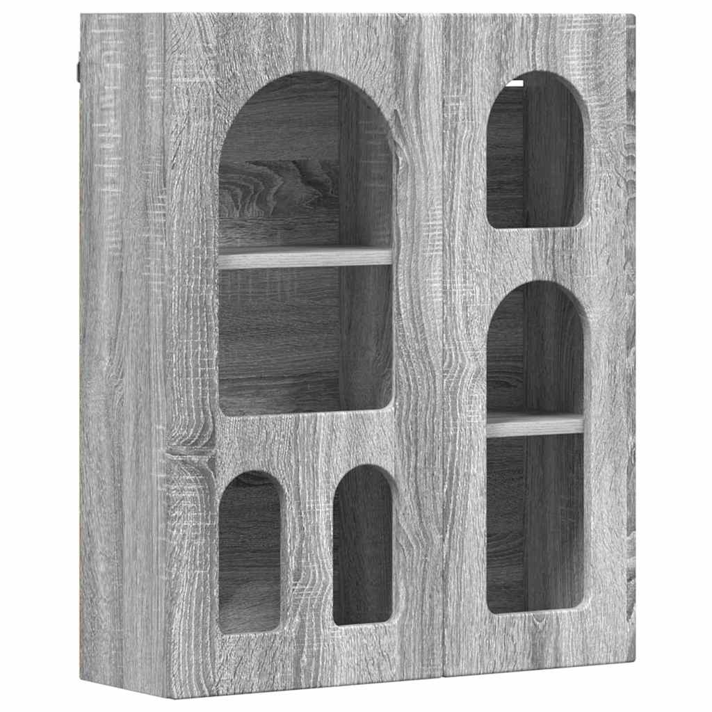 Hengende skap ELST Grå Sonoma 59 x 20 x 71,5 cm Konstruert tre