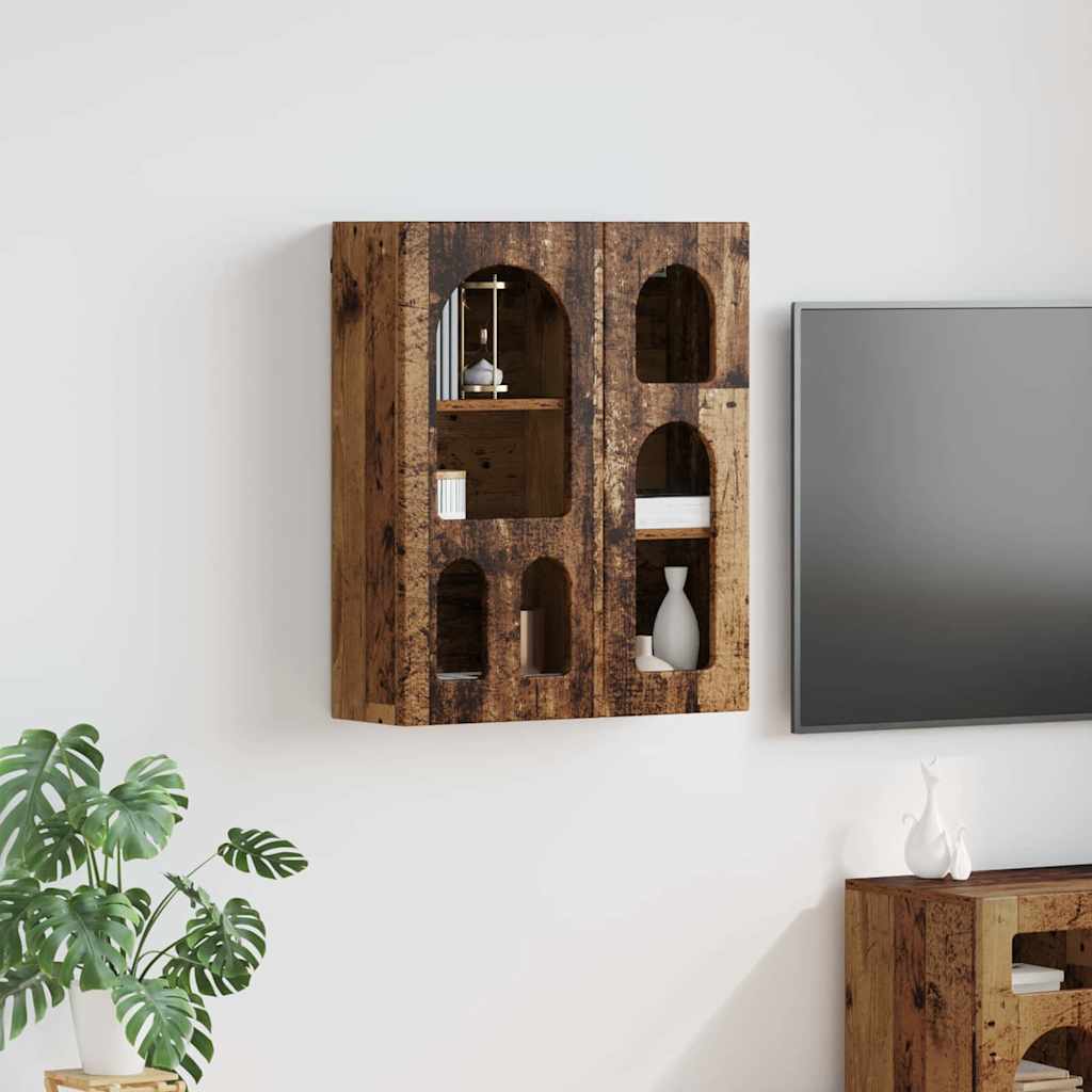 Hengende skap ELST Gammelt tre 59 x 20 x 71,5 cm Konstruert tre