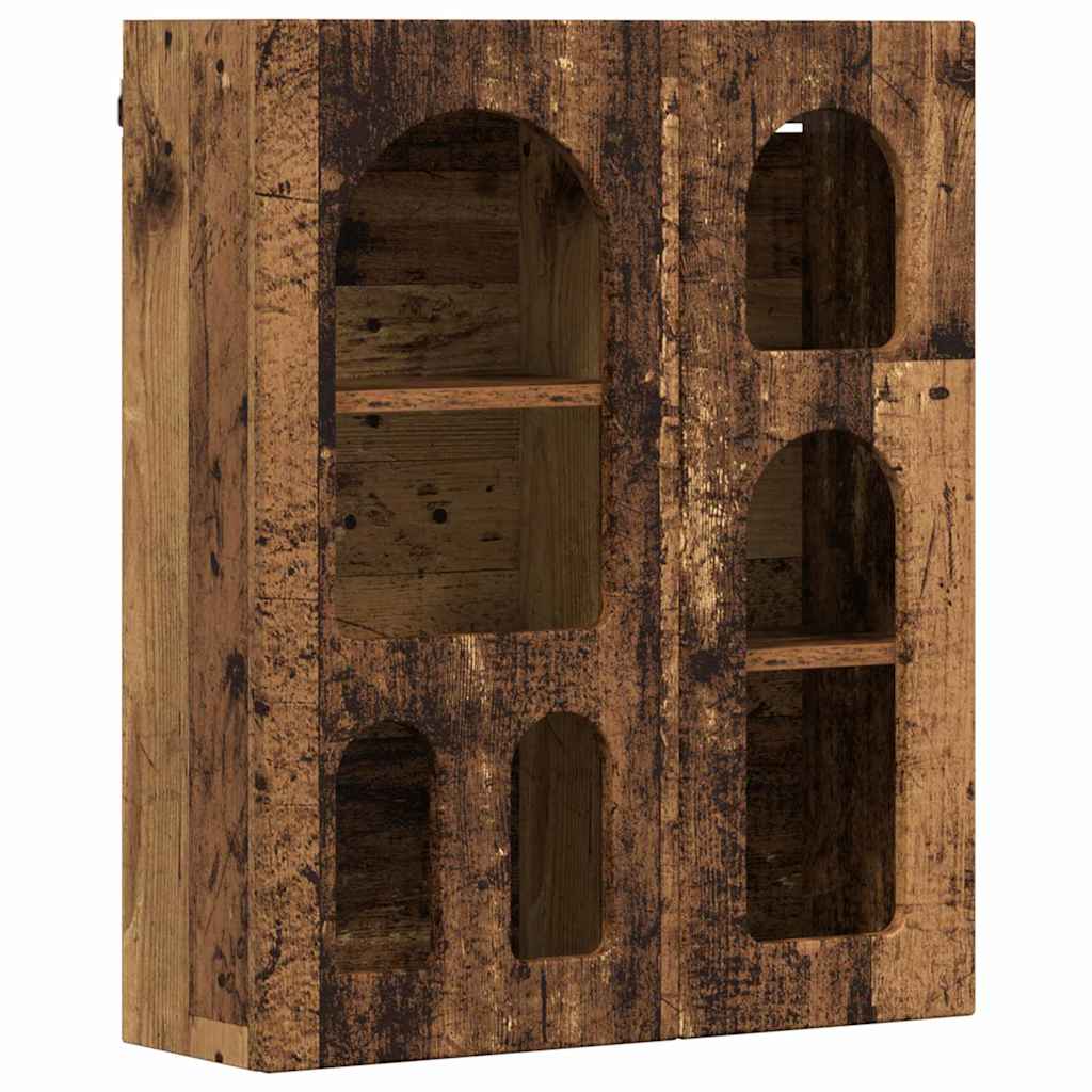 Hengende skap ELST Gammelt tre 59 x 20 x 71,5 cm Konstruert tre