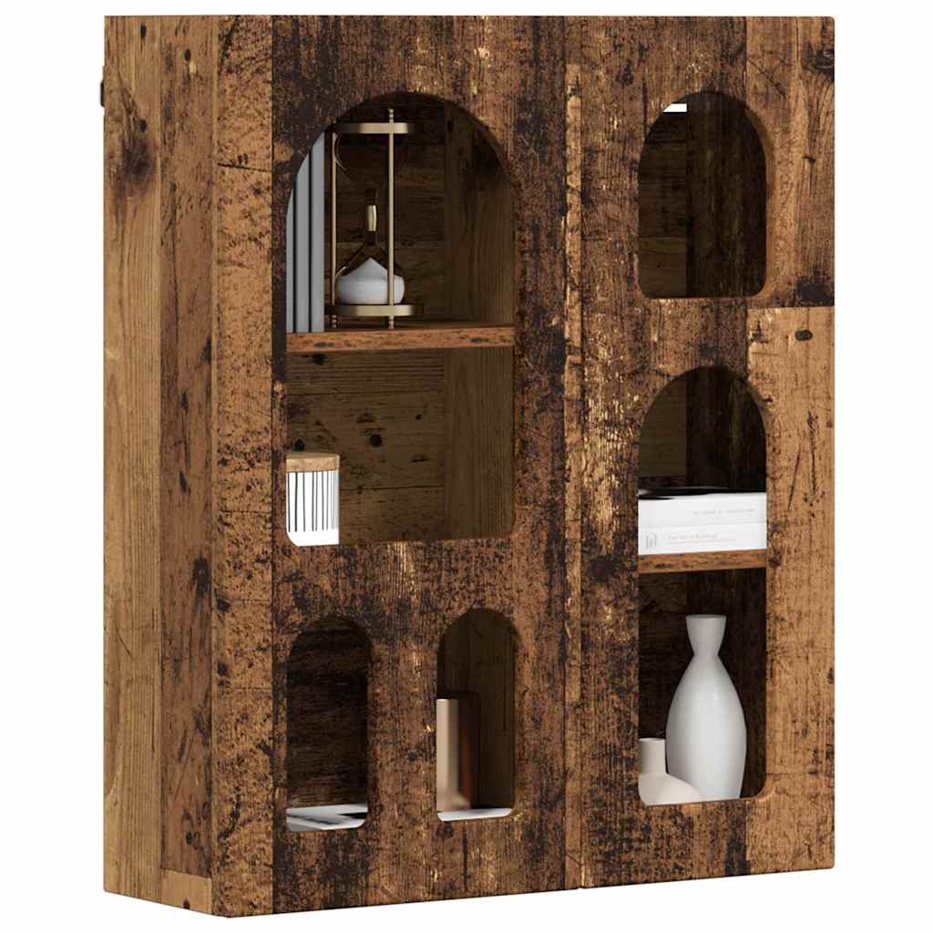 Hengende skap ELST Gammelt tre 59 x 20 x 71,5 cm Konstruert tre
