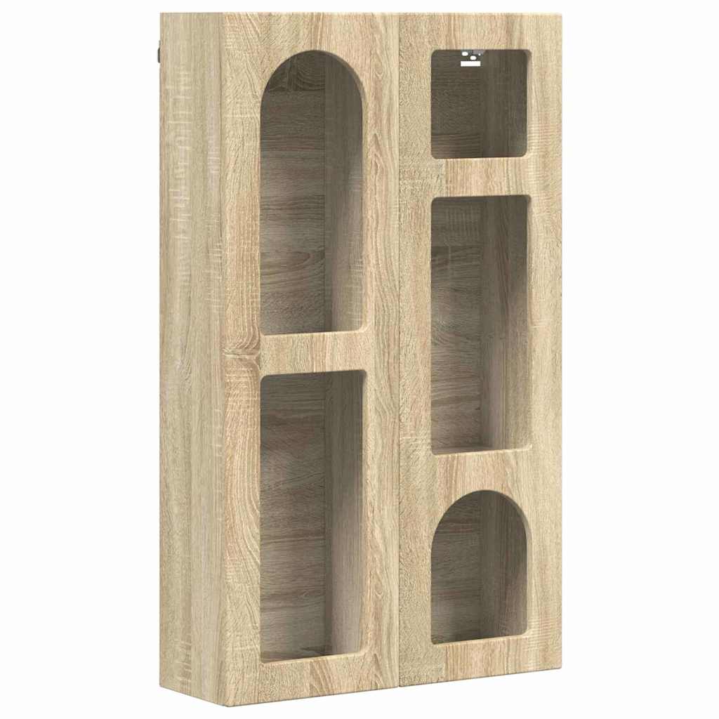 Hengende skap ELST Sonoma eik 59 x 20 x 100 cm Konstruert tre